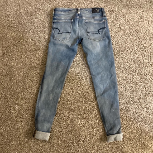 American Eagle Super Low Jeggin sz 0 - Picture 4 of 4